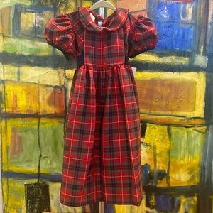 Mondays Child classic plaid dress girls size 4T